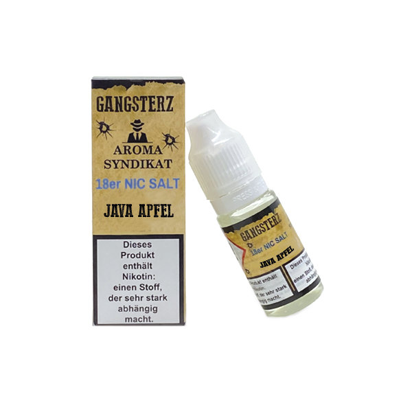 Gangsterz - Java Apfel - Nikotinsalz Liquid 18 mg/ml