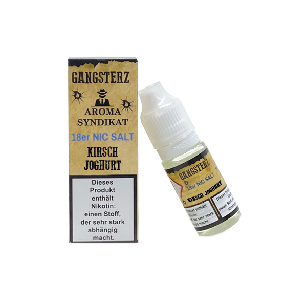 Gangsterz - Kirsch Joghurt - Nikotinsalz Liquid 18 mg/ml