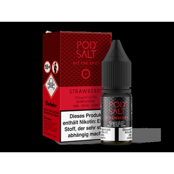 Pod Salt - Strawberry - Nikotinsalz Liquid