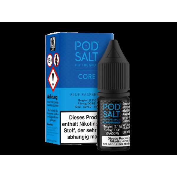 Pod Salt Core - Blue Raspberry - Nikotinsalz Liquid