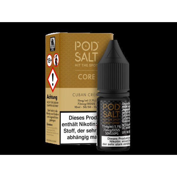 Pod Salt Core - Cuban Creme - Nikotinsalz Liquid