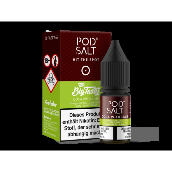 Pod Salt Fusion - Cola with Lime - Nikotinsalz Liquid