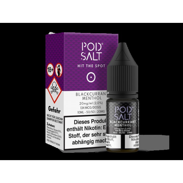 Pod Salt - Blackcurrant Menthol - Nikotinsalz Liquid