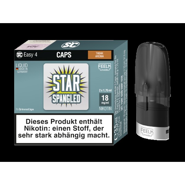 SC Easy 4 Caps Star Spangled Tabak (2 Stück pro Packung)