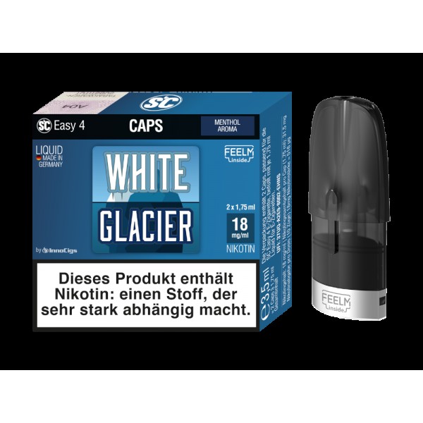 SC Easy 4 Caps White Glacier Fresh (2 Stück pro Packung)