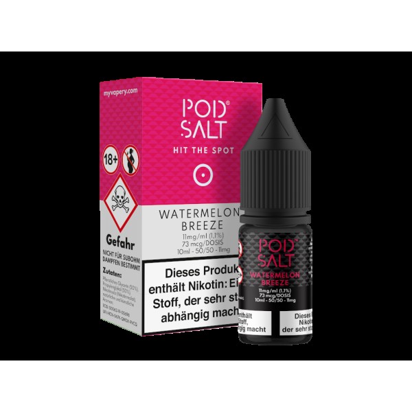 Pod Salt - Watermelon Breeze - Nikotinsalz Liquid