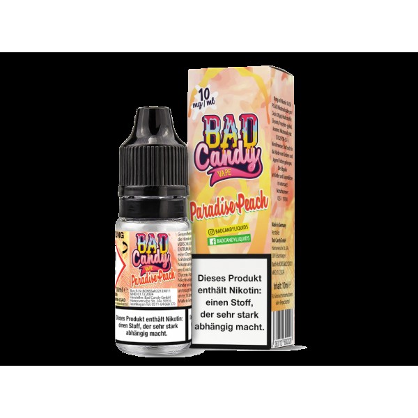 Bad Candy Liquids - Paradise Peach - Nikotinsalz Liquid