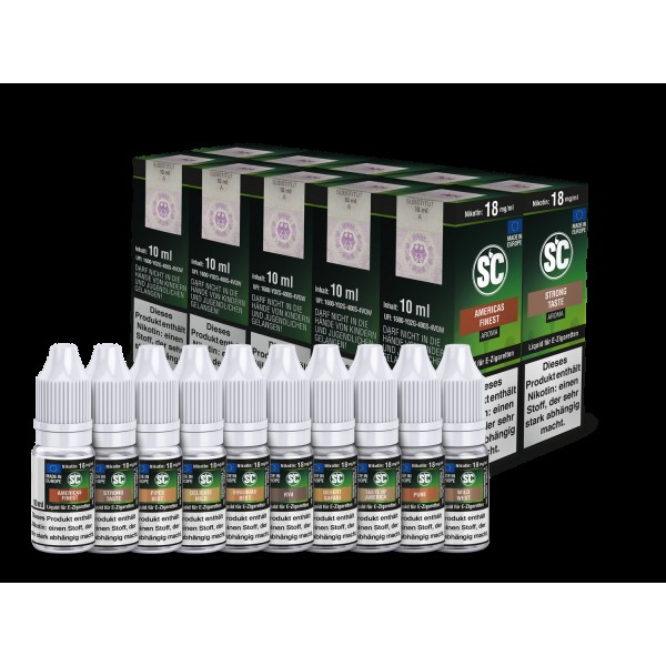 Tobacco Probierbox E-Zigaretten Liquid