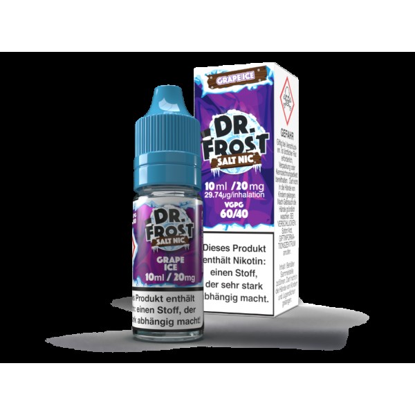 Dr. Frost - Polar Ice Vapes - Grape Ice - Nikotinsalz Liquid 20mg/ml