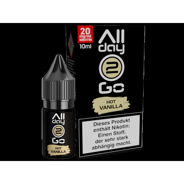 Allday2Go - Hot Vanilla - Hybrid Nikotinsalz Liquid